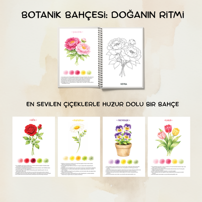 Veyra Rehberli Sulu boya Boyama Kitapları