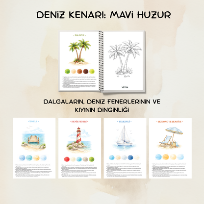 Veyra Rehberli Sulu boya Boyama Kitapları