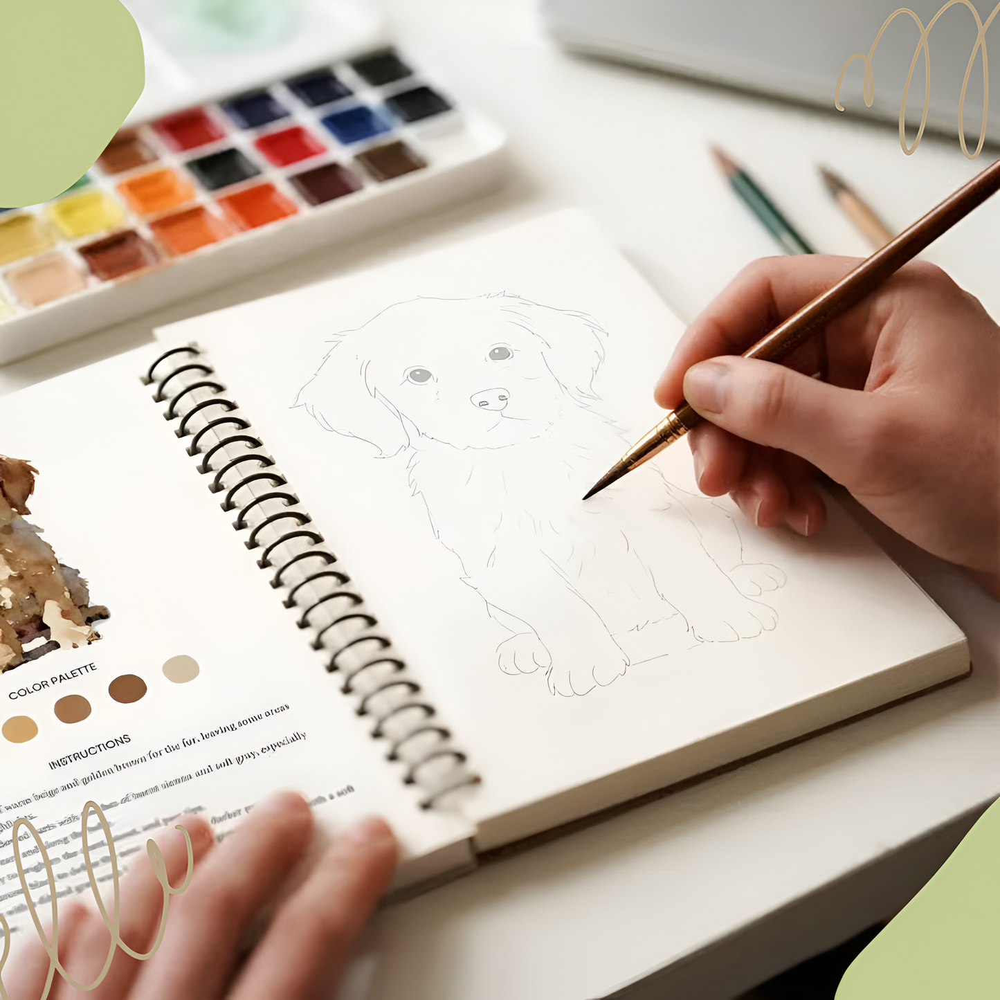 Veyra Suluboya Kitap Seti - 30 Dakikada Sanat Terapisi