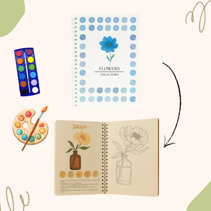 Veyra Suluboya Kitap Seti - 30 Dakikada Sanat Terapisi