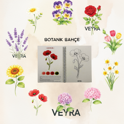 Veyra Rehberli Sulu boya Boyama Kitapları