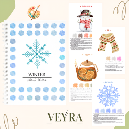 Veyra Suluboya Kitap Seti - 30 Dakikada Sanat Terapisi