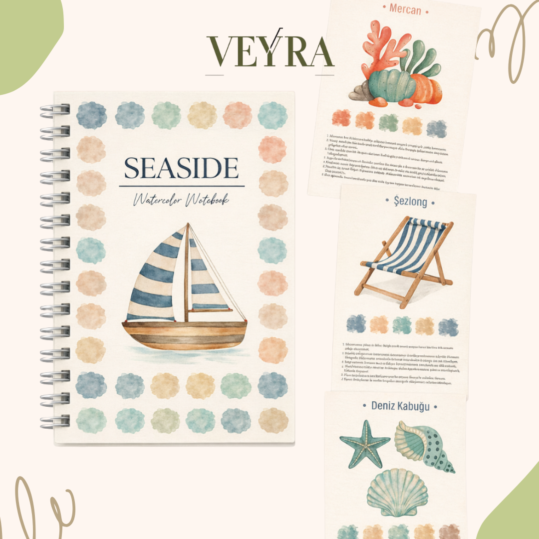 Veyra Suluboya Kitap Seti - 30 Dakikada Sanat Terapisi