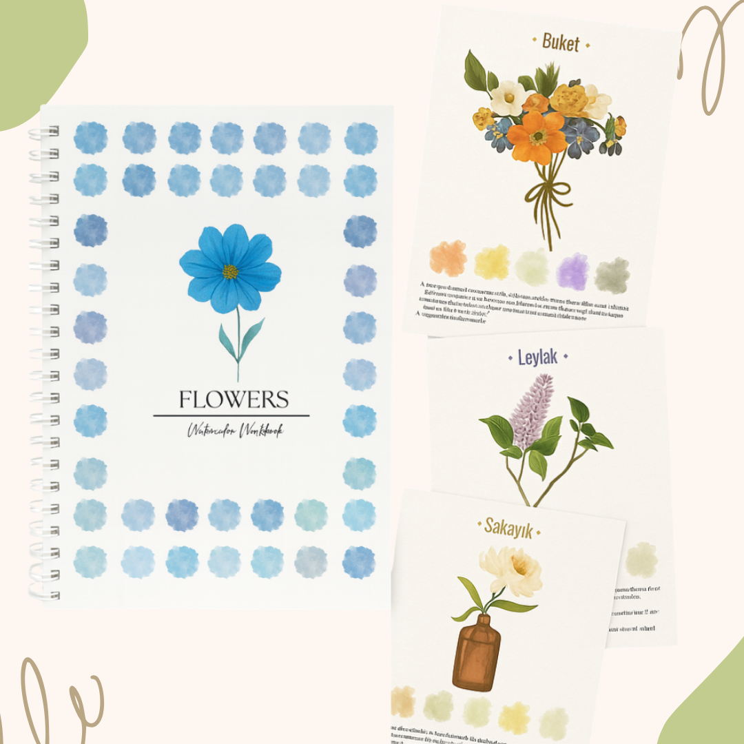 Veyra Suluboya Kitap Seti - 30 Dakikada Sanat Terapisi