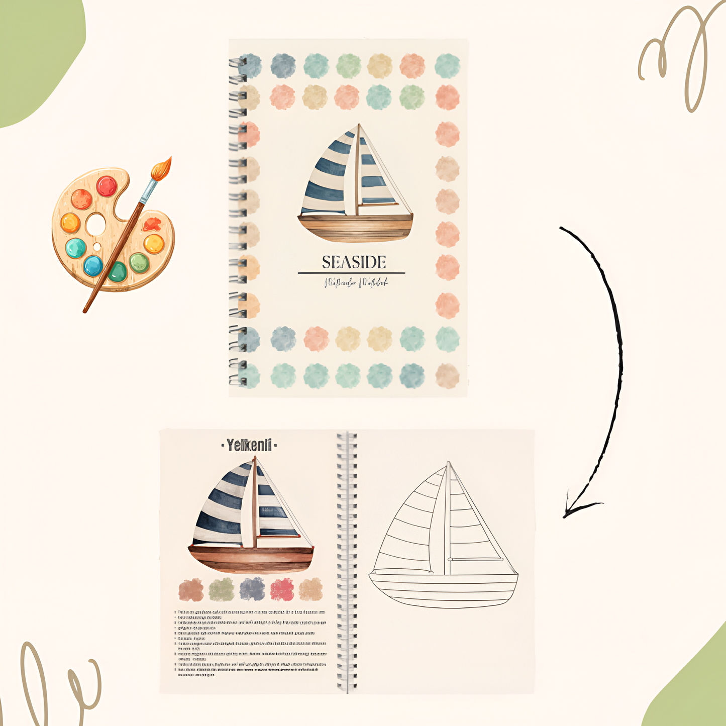 Veyra Suluboya Kitap Seti - 30 Dakikada Sanat Terapisi