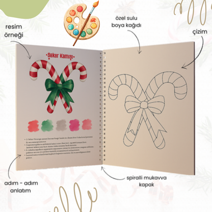 Veyra Suluboya Kitap Seti - 30 Dakikada Sanat Terapisi